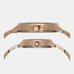Empera Couple Quartz Rose Gold Dial Analog Stainless Steel Watch TW00PR273