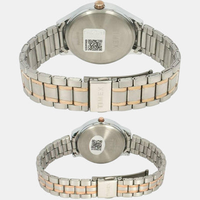 Empera Couple Quartz Silver Dial Analog Stainless Steel Watch TW00PR285