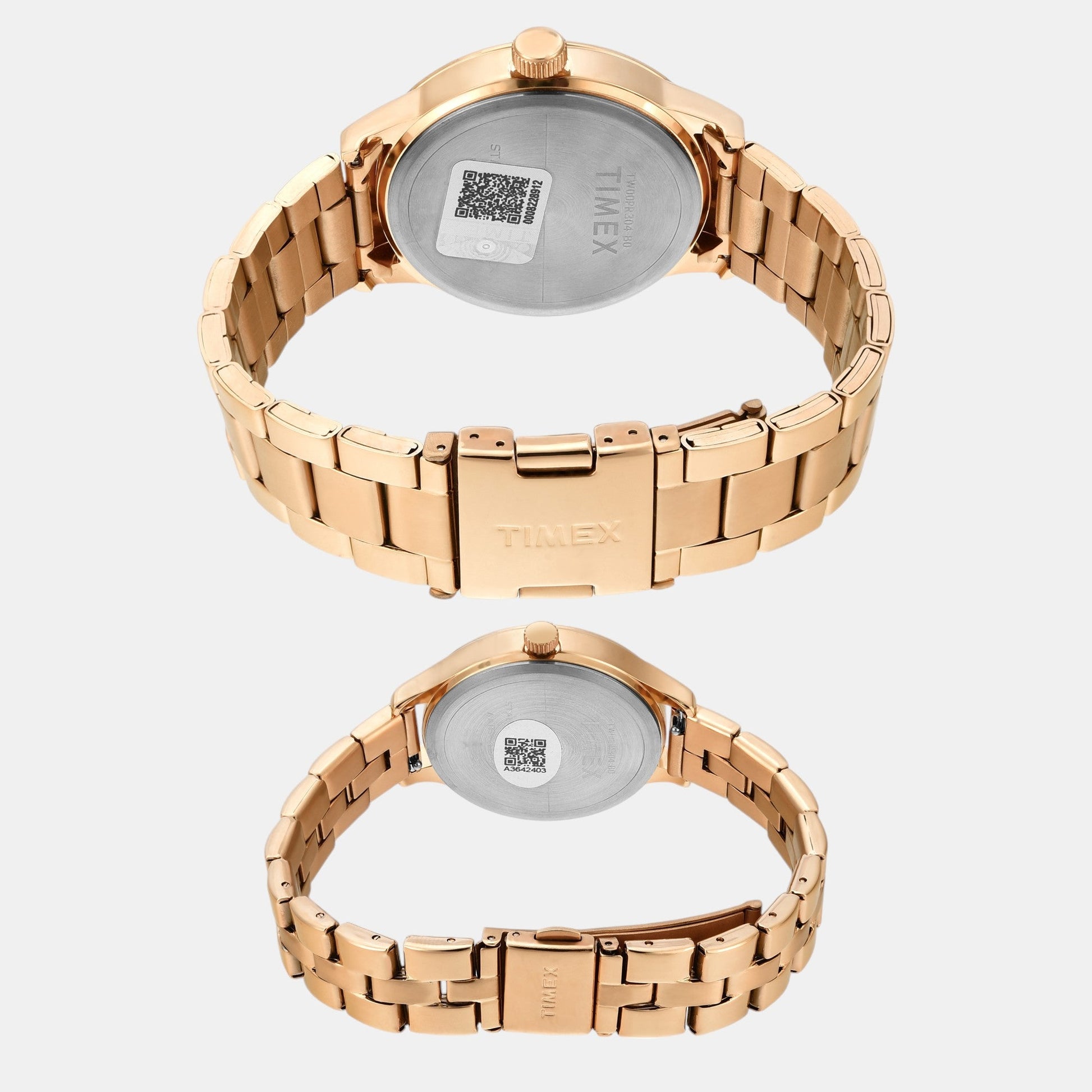 Fashion Couple Quartz Silver Dial Multi-Function Stainless Steel Watch TW00PR304