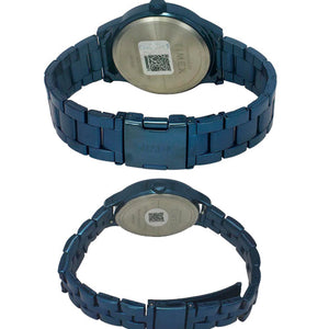 Timex Unisex Blue Round Dial Analog Pair Watches 44mm & 36mm TW00PR313