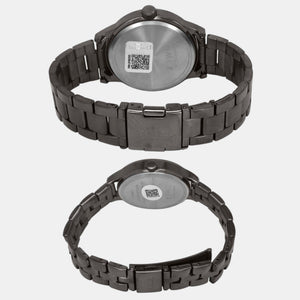 Fashion Couple Quartz Burgundy Dial Multi-Function Stainless Steel Watch TW00PR314