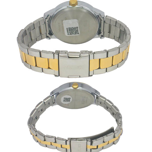 Timex Unisex Teal Round Dial Analog Pair Watches 44mm & 36mm TW00PR315