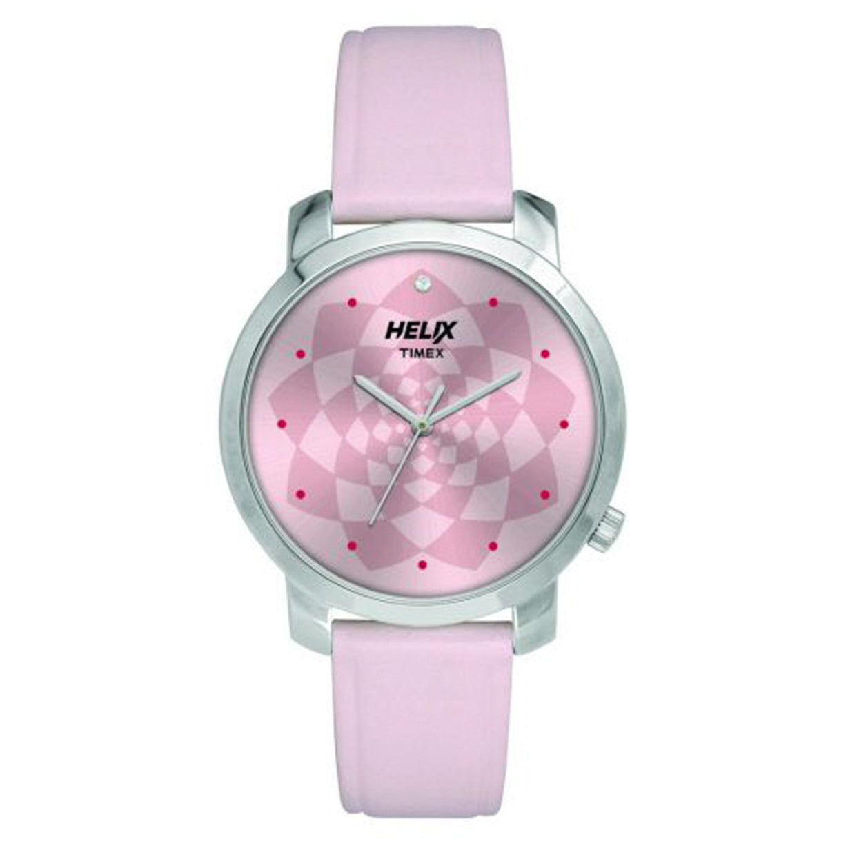 Helix Pink Dial Leather