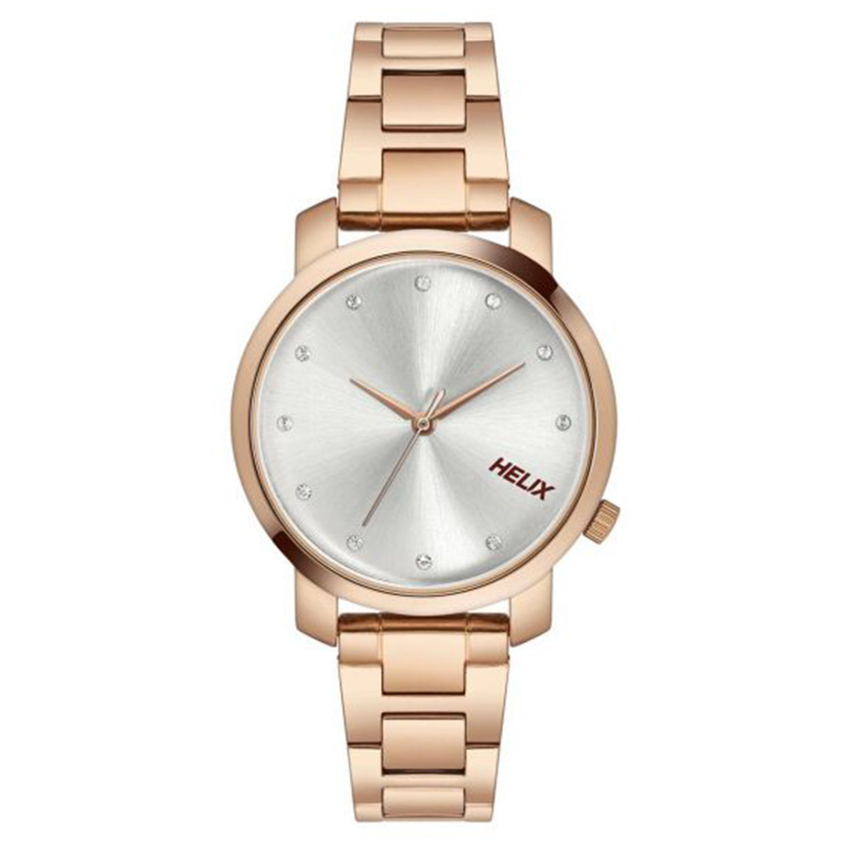 Helix Silver Dial Stainless Steel Strap