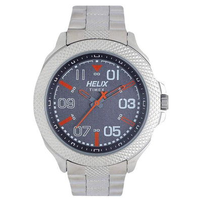 Helix Blue Dial Stainless Steel Strap