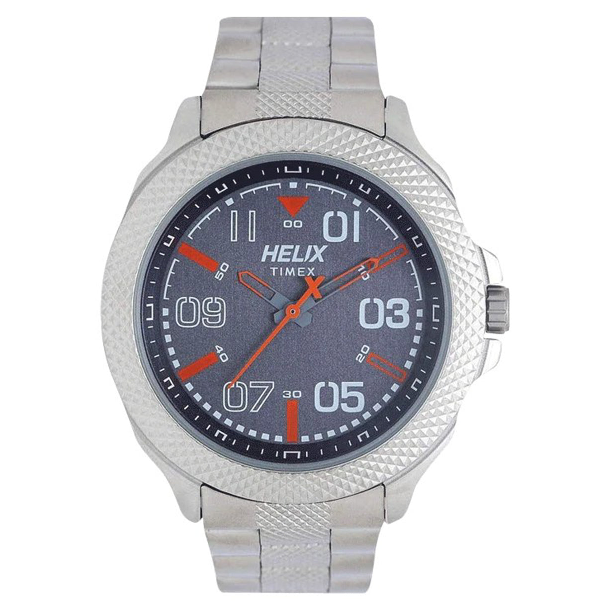 Helix Blue Dial Stainless Steel Strap