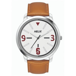 Helix Analog Men Silver Dial