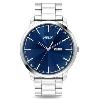 Helix Analog Men Blue & Silver