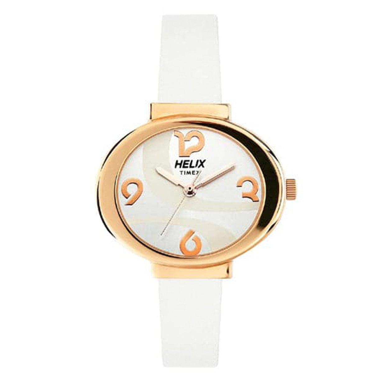 Helix Analog Women White Leather