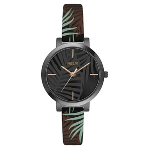 Helix Analog Women Black Dial