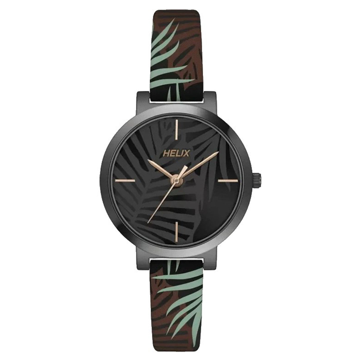 Helix Analog Women Black Dial