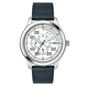 Helix Hustlers Blue Leather Strap