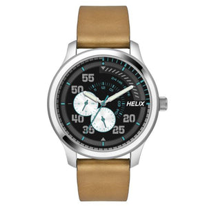 Helix Hustlers Brown Leather Strap