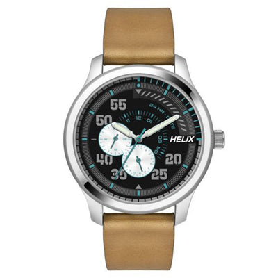 Helix Hustlers Brown Leather Strap