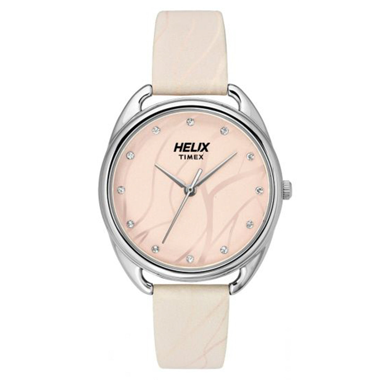 Helix Trendy Pink Leather Strap