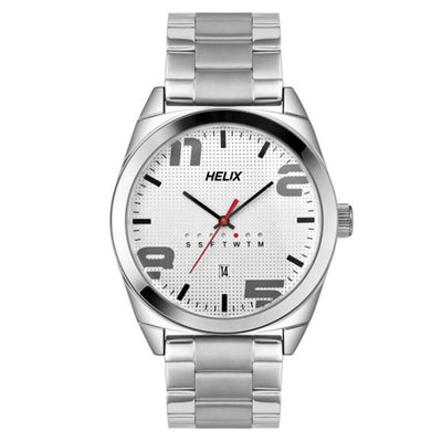 Helix Hustlers Silver Stainless Steel Bracelet