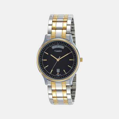 Classics Men Quartz Black Dial Analog Stainless Steel Watch TW0TG5910