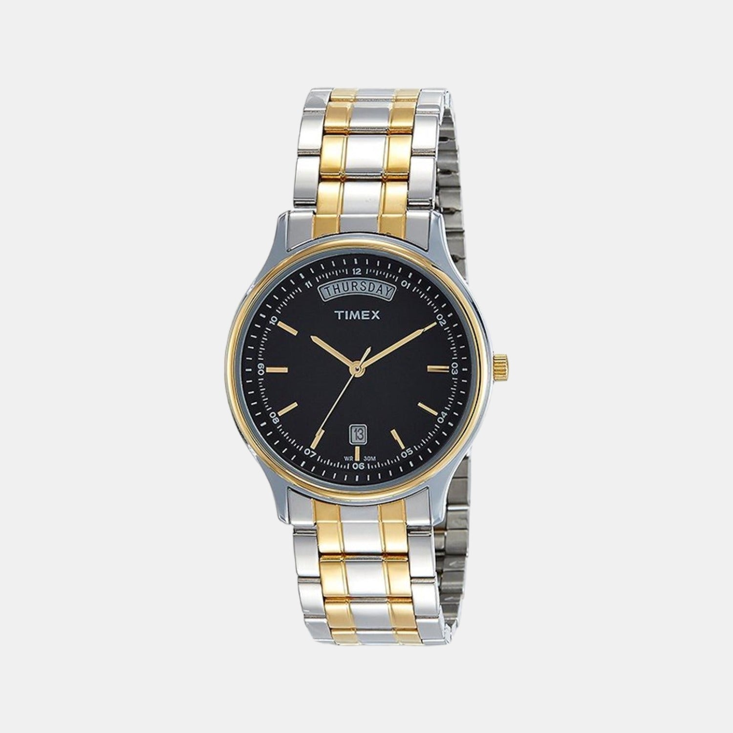 Classics Men Quartz Black Dial Analog Stainless Steel Watch TW0TG5910