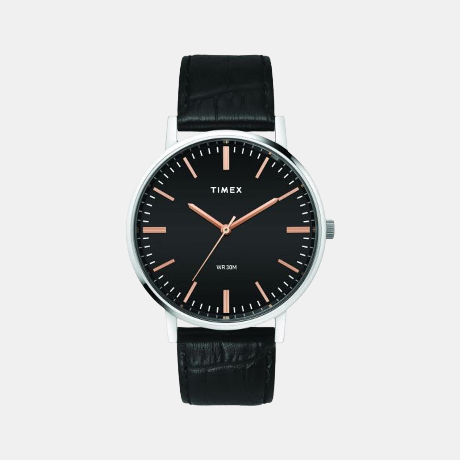 Classics Men Quartz White Dial Analog Leather Watch TW0TG6008