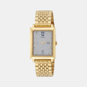 Classics Men Quartz Silver Dial Analog Stainless Steel Watch TW0TG6400