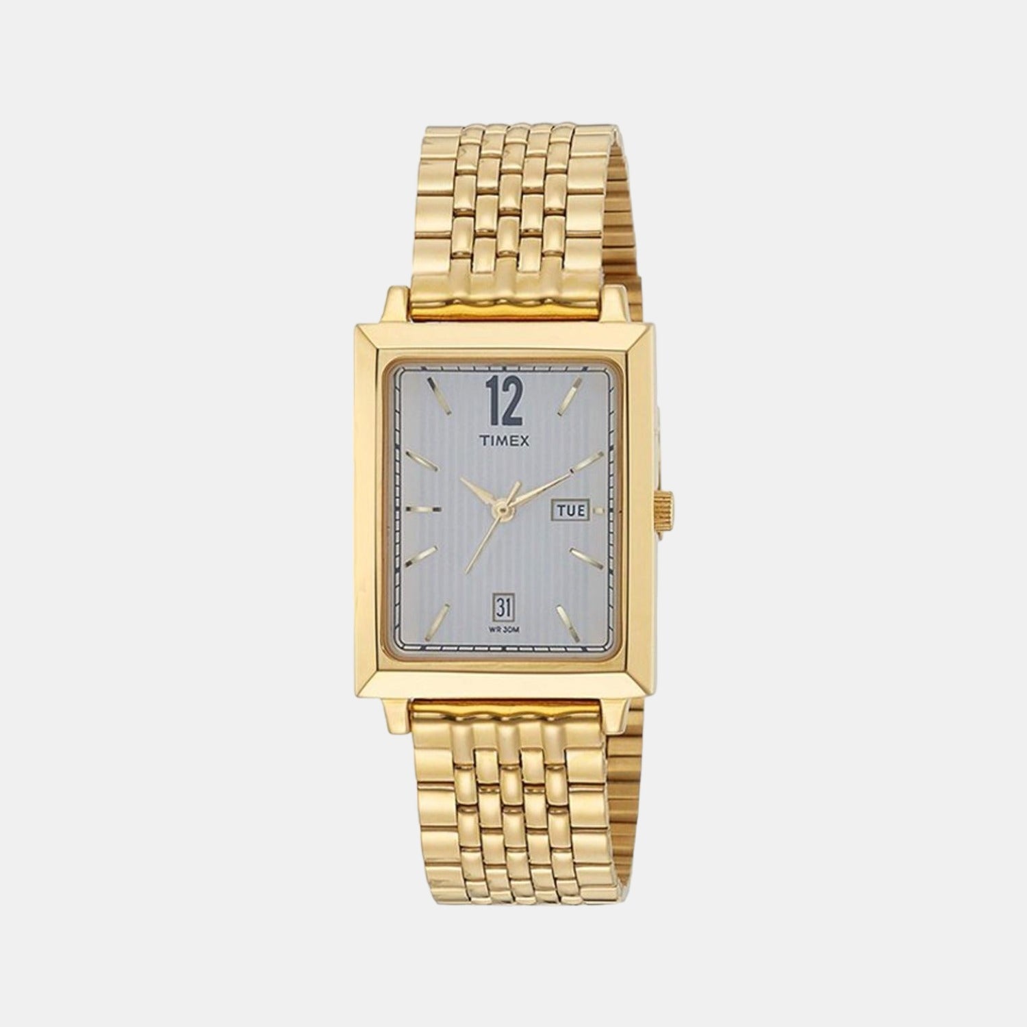 Classics Men Quartz Silver Dial Analog Stainless Steel Watch TW0TG6400