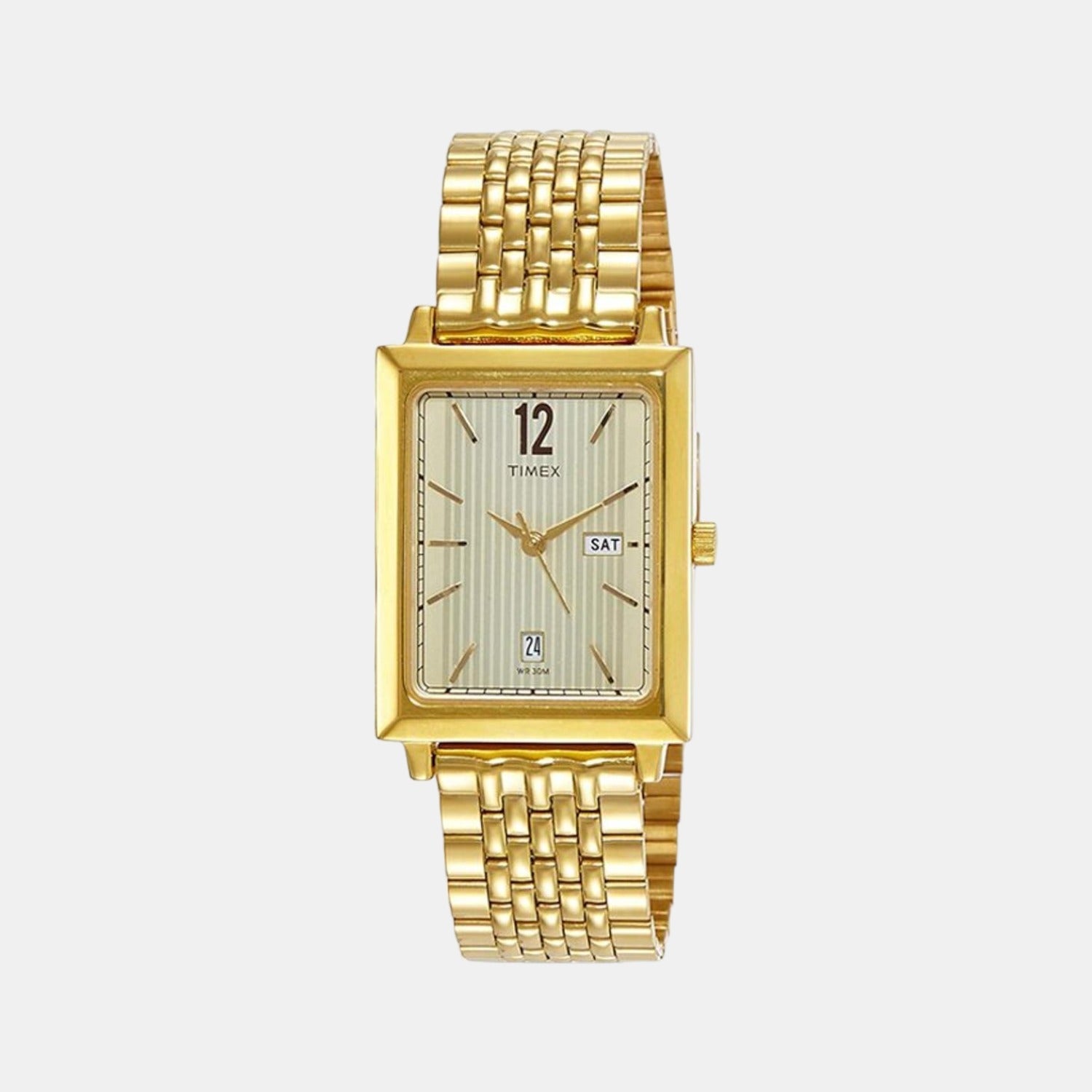 Classics Men Quartz Gold Dial Analog Stainless Steel Watch TW0TG6401