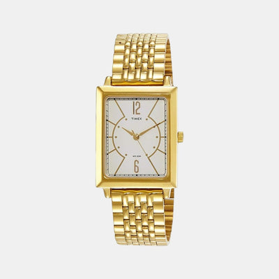 Classics Men Quartz Silver Dial Analog Brass Watch TW0TG6405