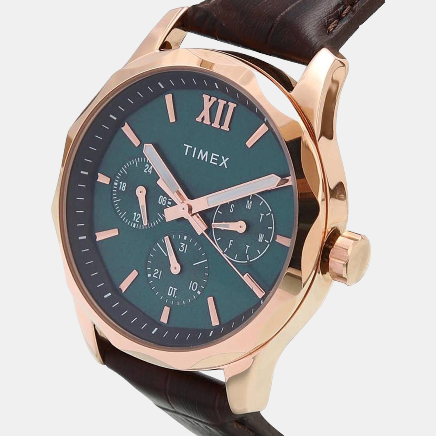 Empera Men Quartz Blue Dial Multi-Function Leather Watch TW0TG7601