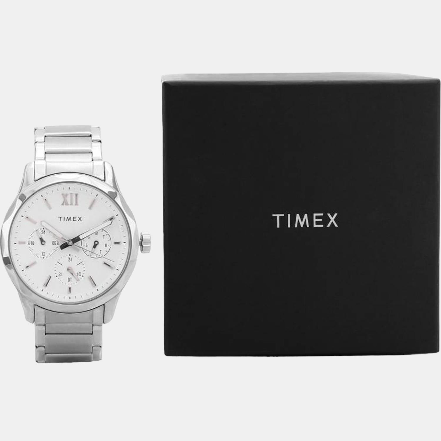 Empera Men Quartz White Dial Chronograph Stainless Steel Watch TW0TG7602