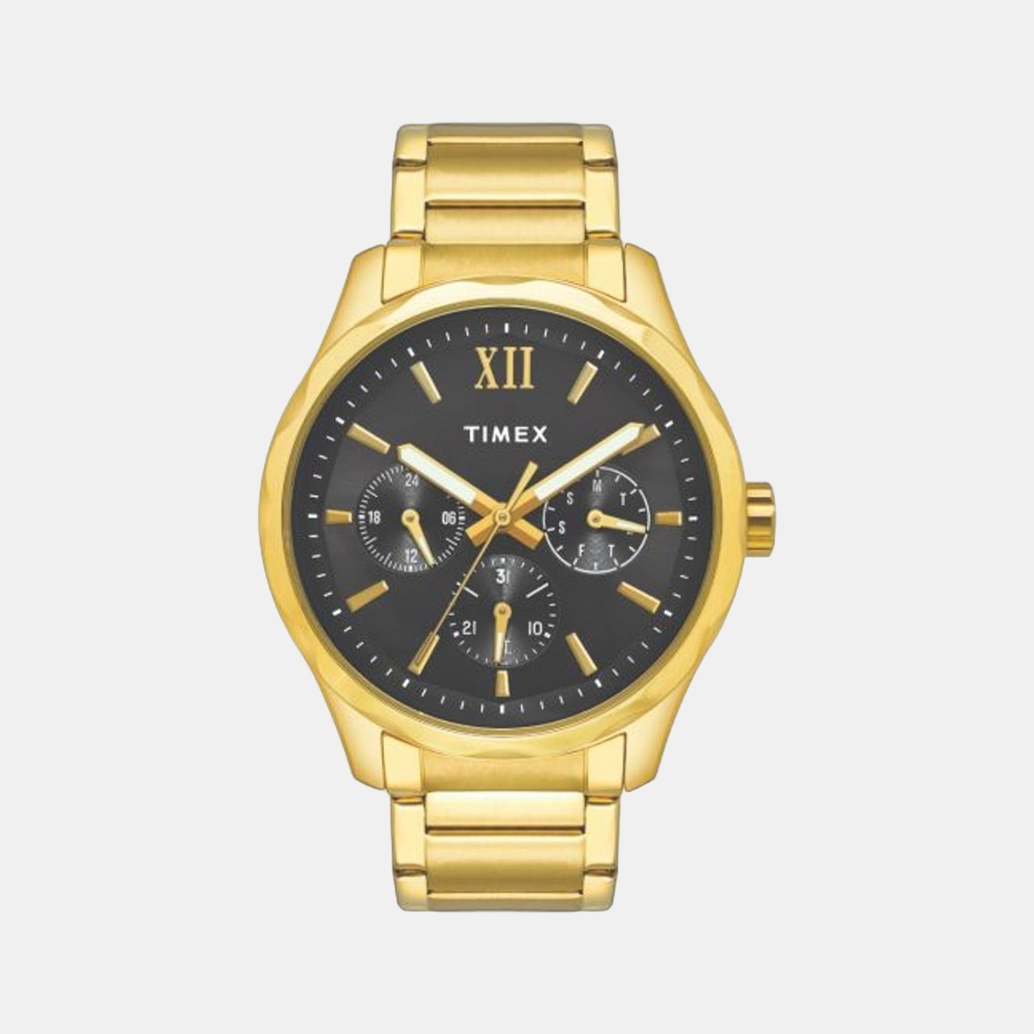 Empera Men Quartz Black Dial Chronograph Stainless Steel Watch TW0TG7603