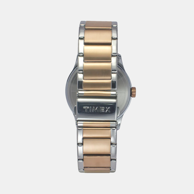 E Class Men Quartz Rose Gold Dial Analog Stainless Steel Watch TW0TG7629