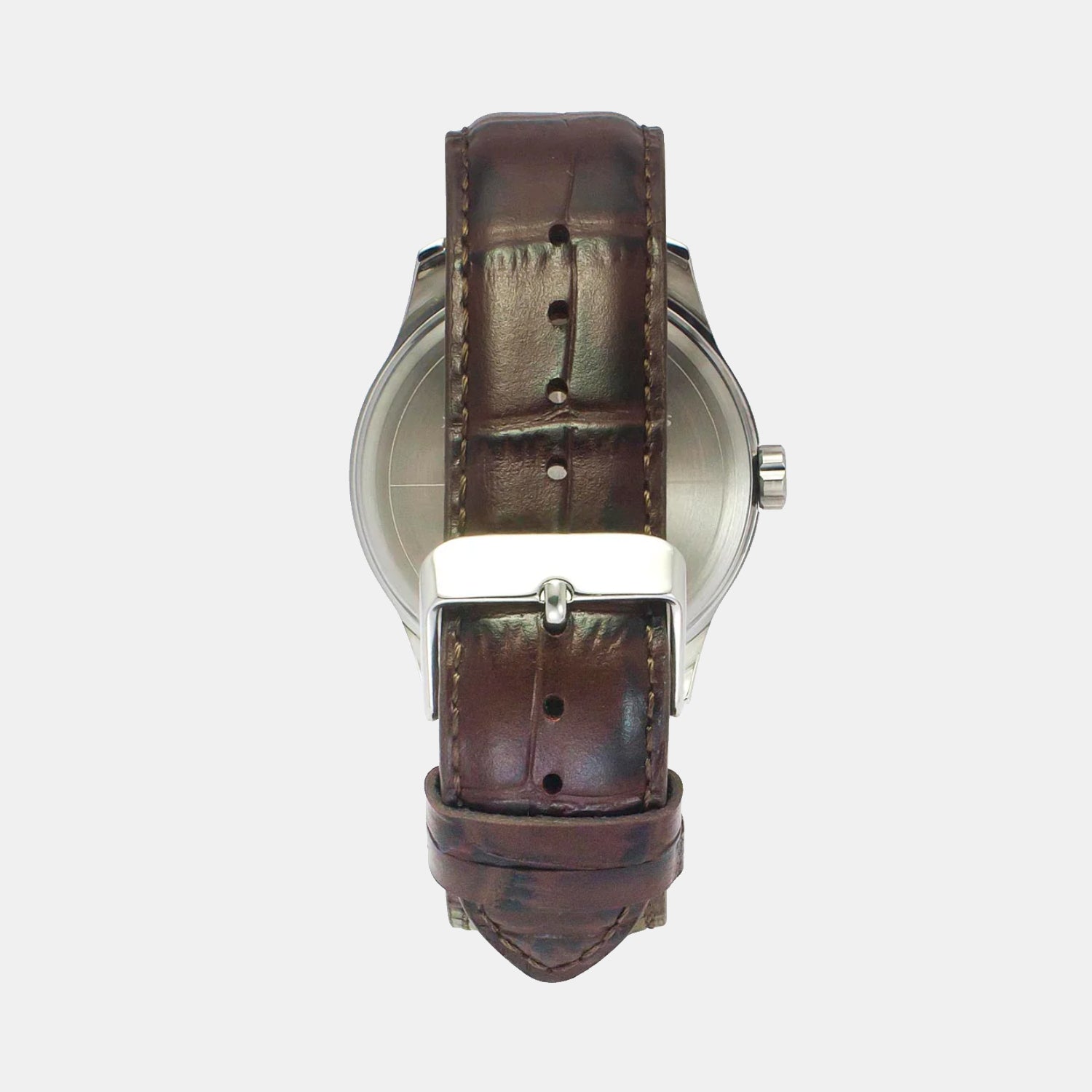 Fashion Men Quartz Brown Dial Multi-Function Leather Watch TW0TG7633