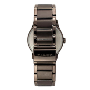 Fashion Men Quartz Brown Dial Multi-Function Stainless Steel Watch TW0TG7636