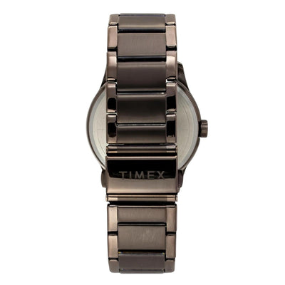Fashion Men Quartz Brown Dial Multi-Function Stainless Steel Watch TW0TG7636