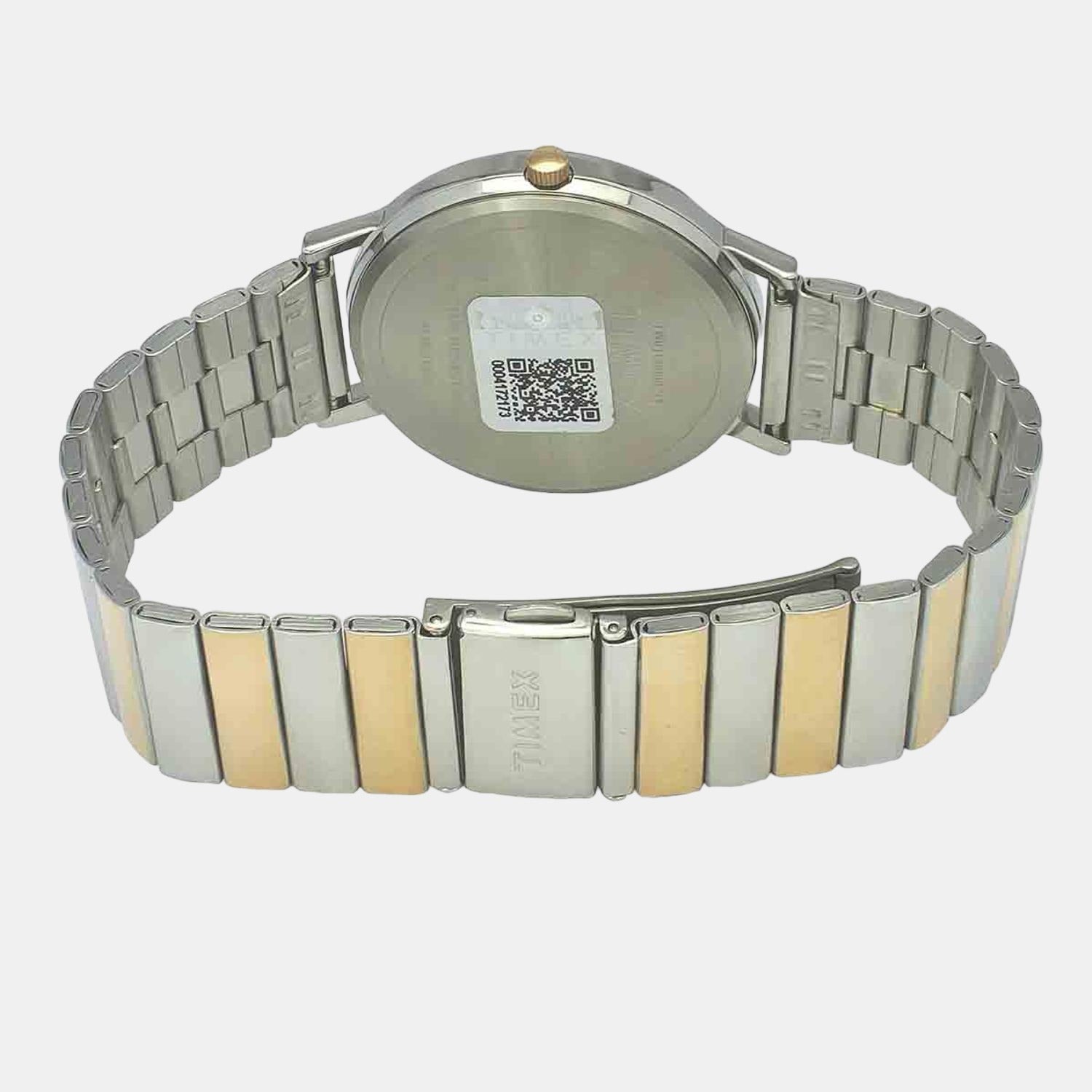 Fashion Men Quartz Silver Dial Analog Stainless Steel Watch TW0TG8009