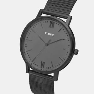 Fashion Men Quartz Grey Dial Analog Stainless Steel Watch TW0TG8012