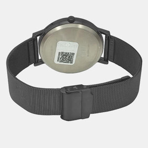 Fashion Men Quartz Grey Dial Analog Stainless Steel Watch TW0TG8012