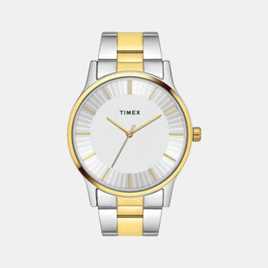 Fashion Women Quartz Silver Dial Analog Stainless Steel Watch TW0TG8302