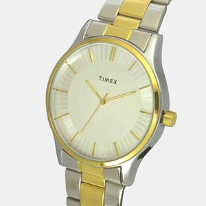 Fashion Women Quartz Silver Dial Analog Stainless Steel Watch TW0TG8302