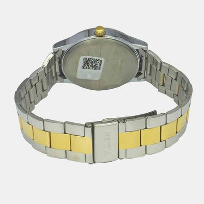 Fashion Women Quartz Silver Dial Analog Stainless Steel Watch TW0TG8302