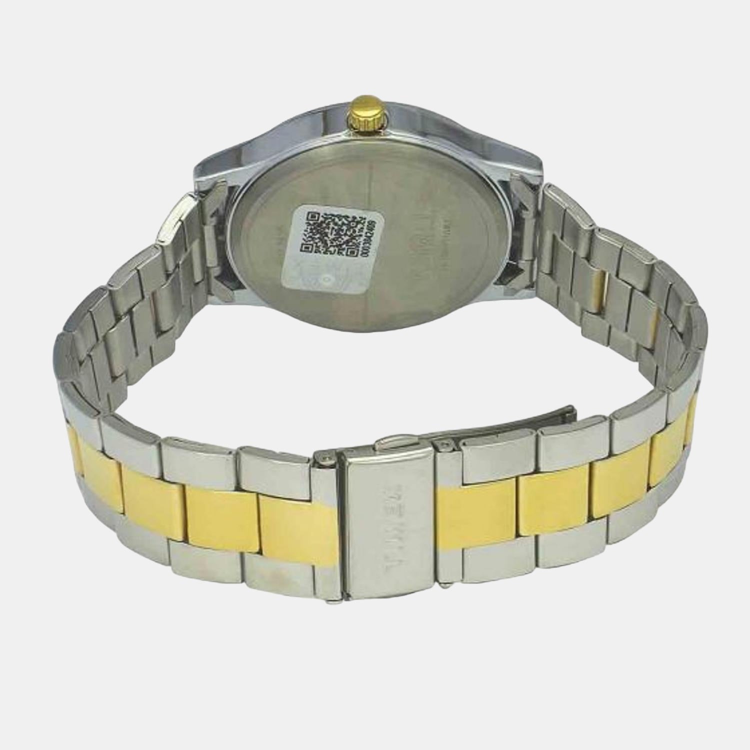 Fashion Women Quartz Silver Dial Analog Stainless Steel Watch TW0TG8302