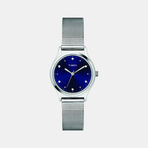 Classics Women Quartz Blue Dial Analog Stainless Steel Watch TW0TL8707