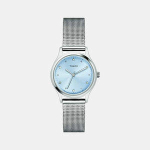 Classics Women Quartz Blue Dial Analog Stainless Steel Watch TW0TL8708