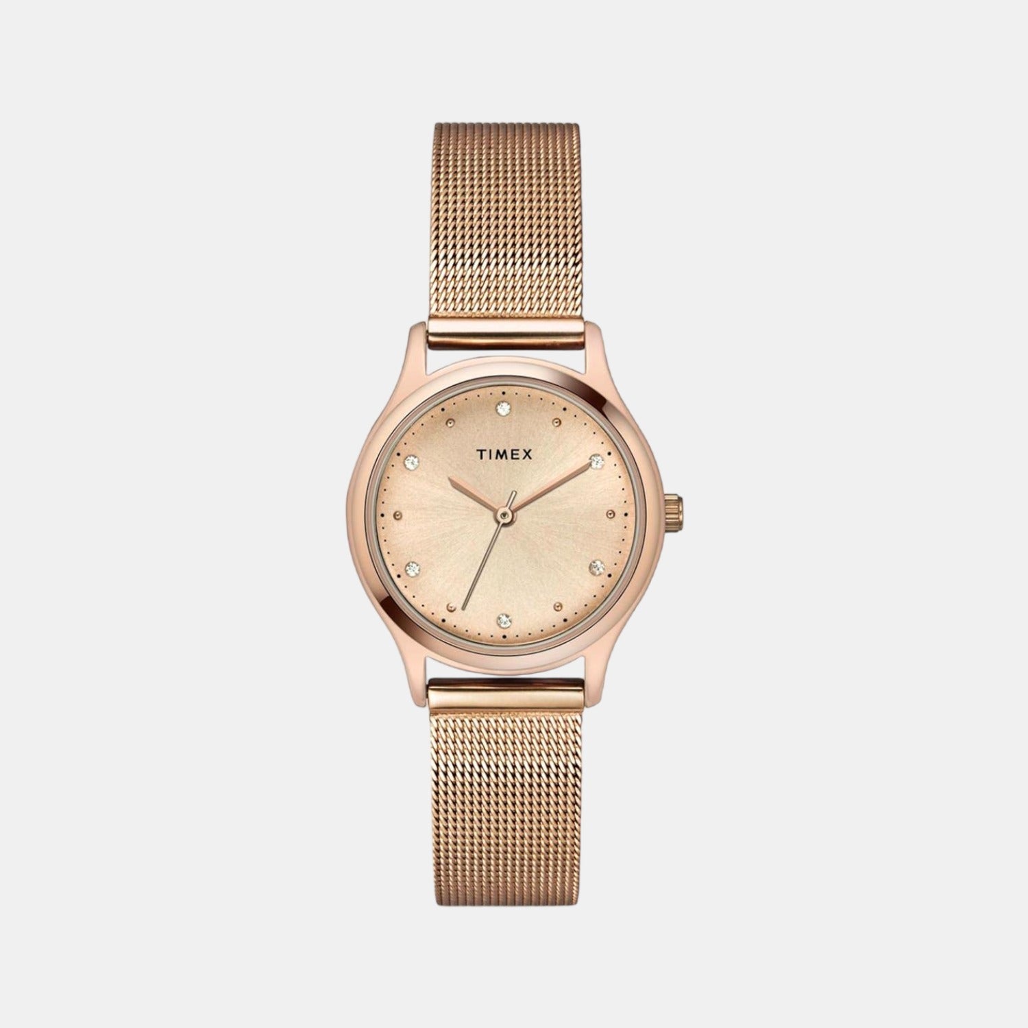 Classics Women Quartz Rose Gold Dial Analog Stainless Steel Watch TW0TL8710