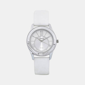 Empera Women Quartz Silver Dial Analog Leather Watch TW0TL9002