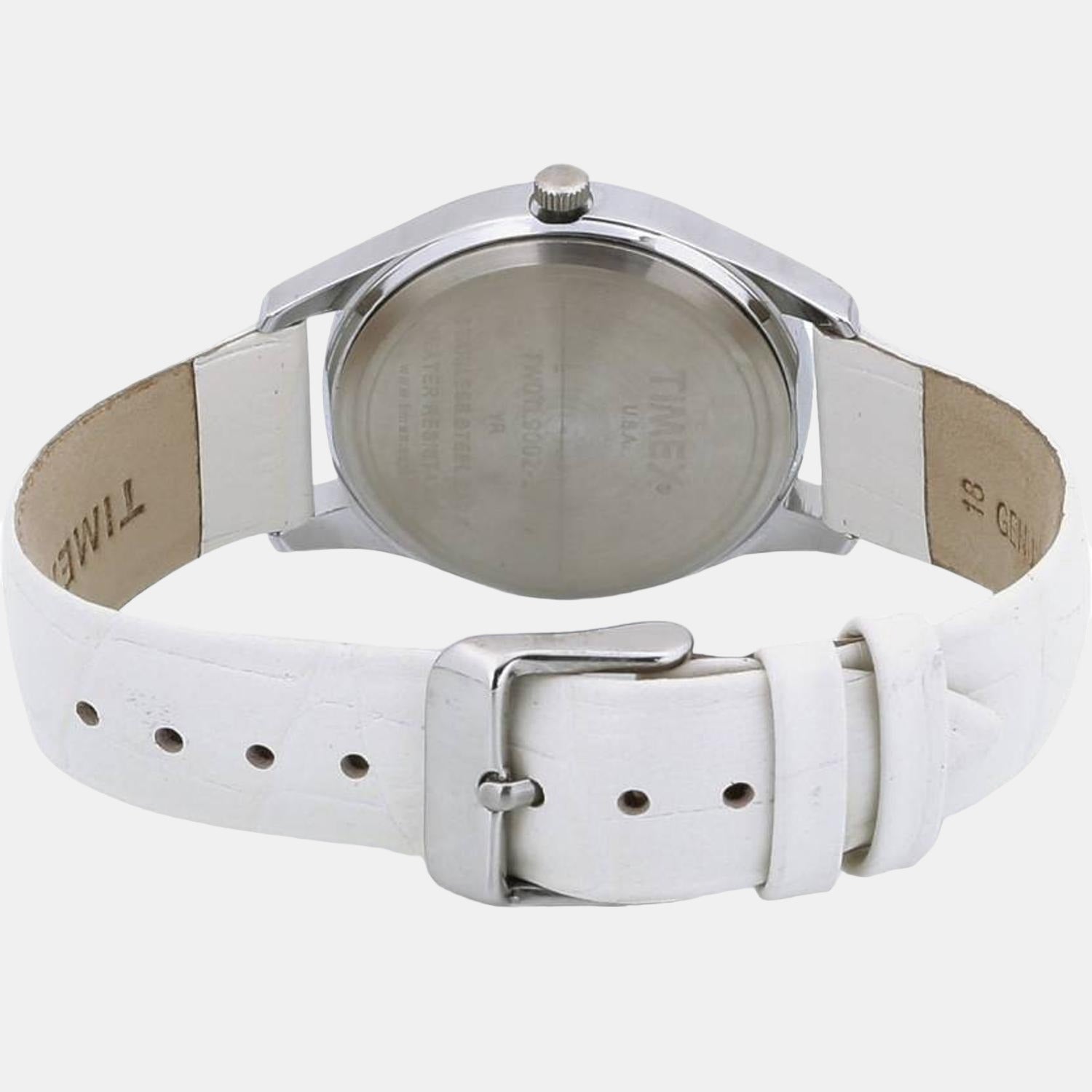 Empera Women Quartz Silver Dial Analog Leather Watch TW0TL9002