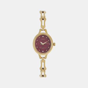 Classics Women Quartz Purple Dial Analog Stainless Steel Watch TW0TL9303