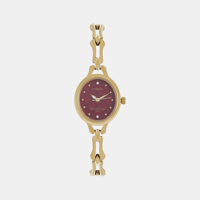 Classics Women Quartz Purple Dial Analog Stainless Steel Watch TW0TL9303