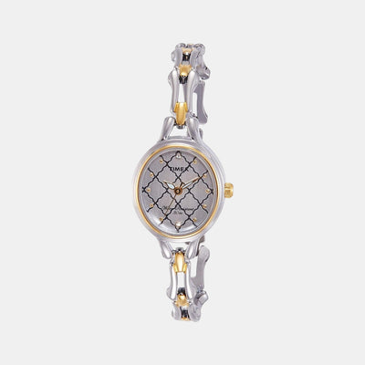 Classics Women Quartz Silver Dial Analog Stainless Steel Watch TW0TL9304