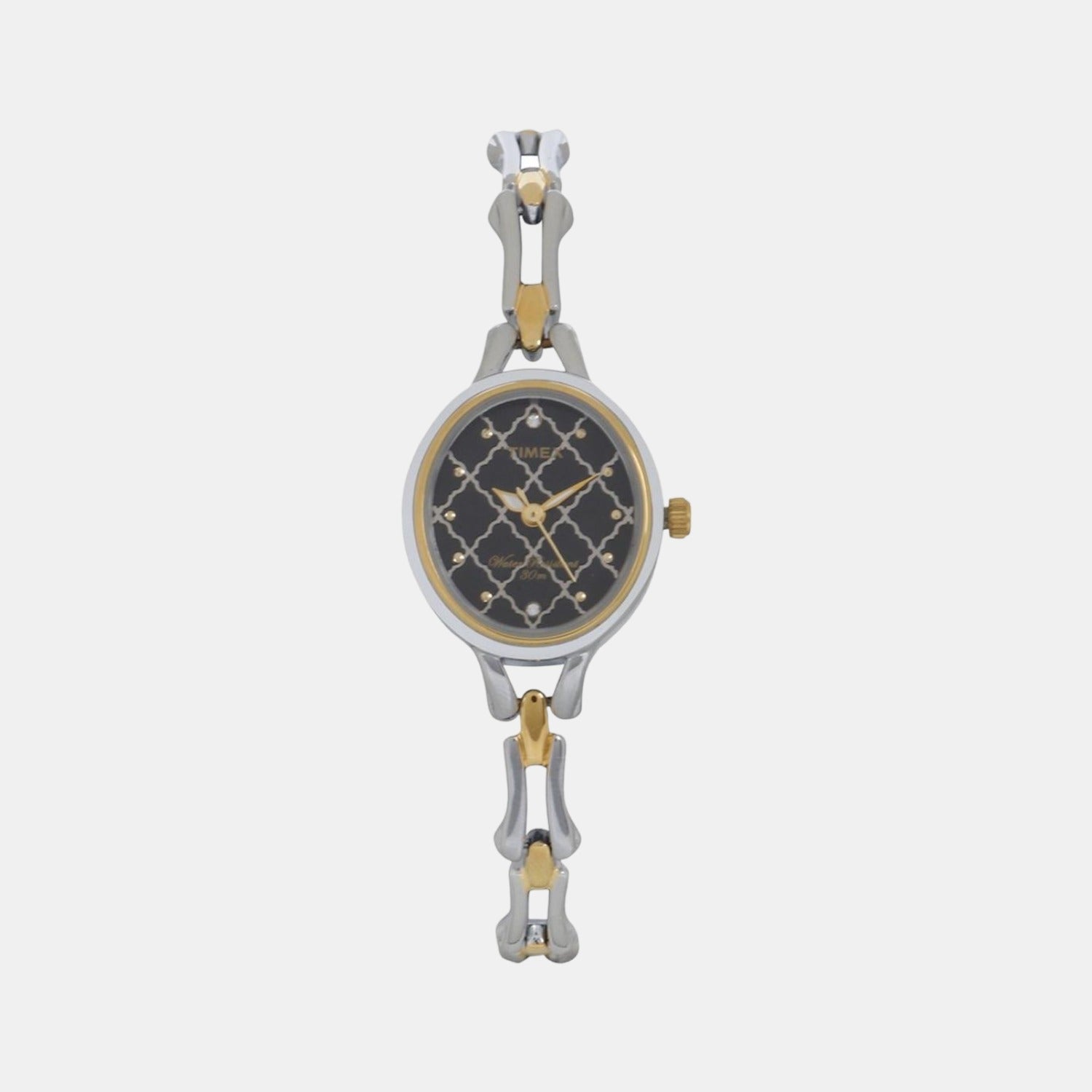 Classics Women Quartz Black Dial Analog Stainless Steel Watch TW0TL9305